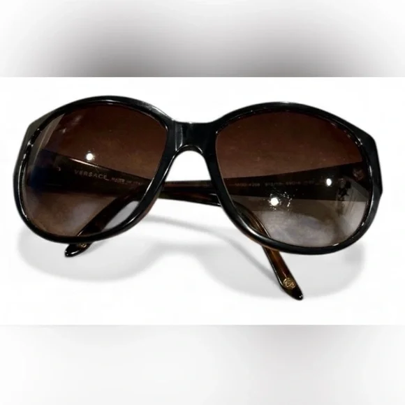 Versace Tortoiseshell Sunglasses for Women - Small - Picture 2 of 7
